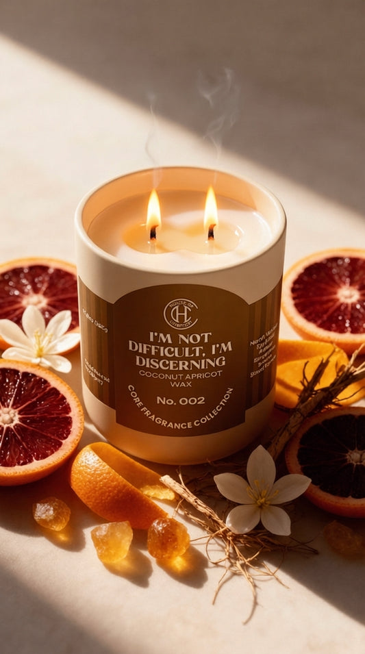 No. 002 - I’m Not Difficult, I’m Discerning, Candle