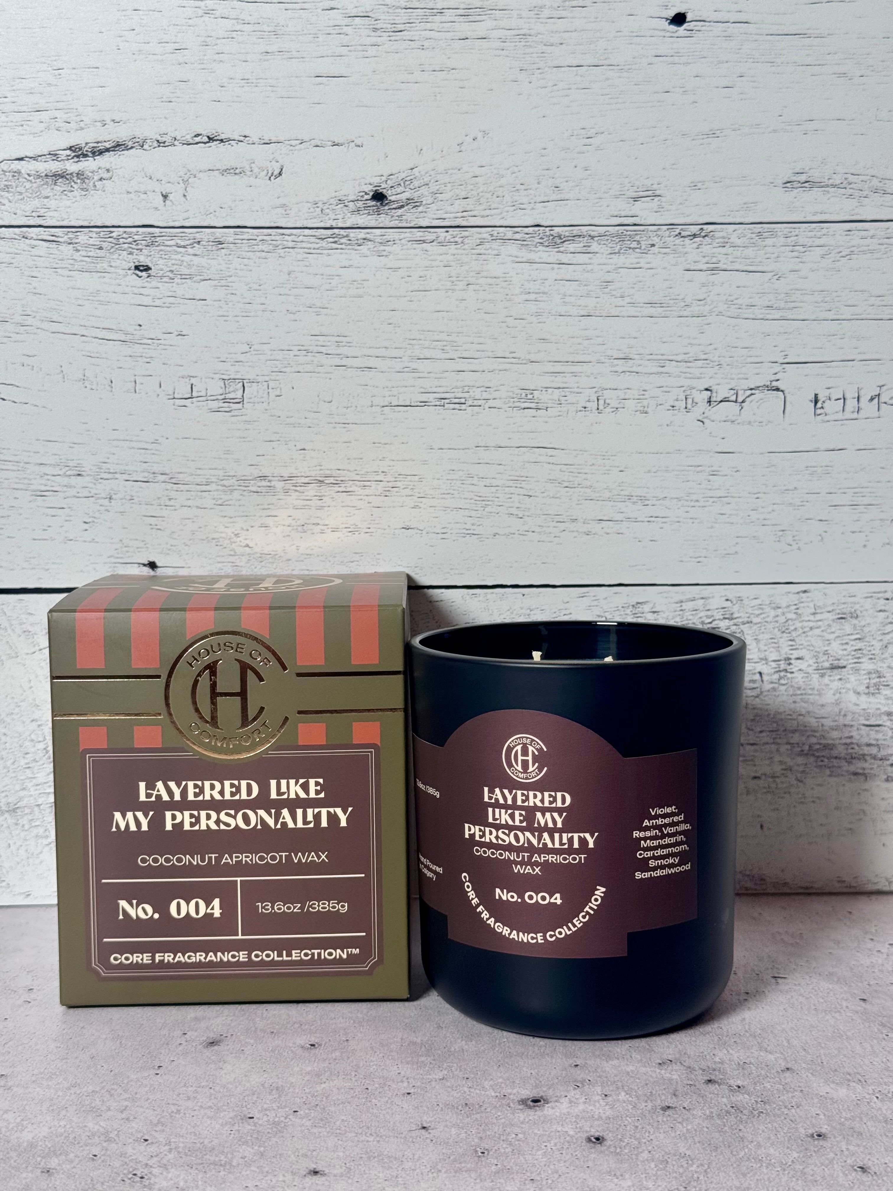 No. 004 - Layered Like My Personality, Candle