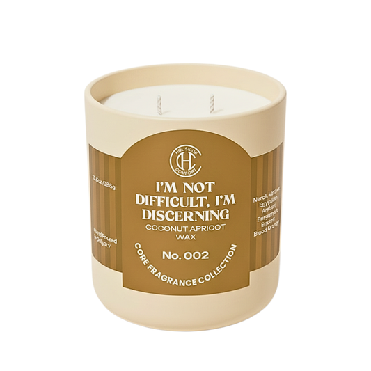No. 002 — I’m Not Difficult, I’m Discerning, Candle