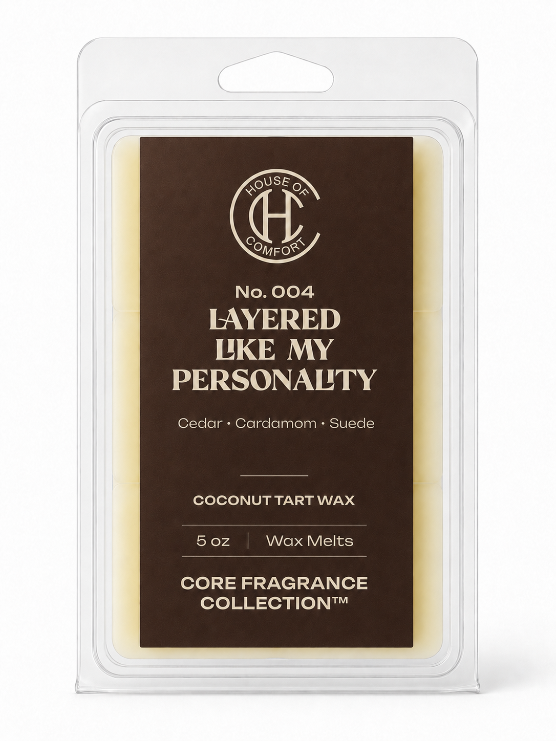 Layered Like My Personality - Wax Melt [Mandarin · Violet · Smoked Sandalwood]