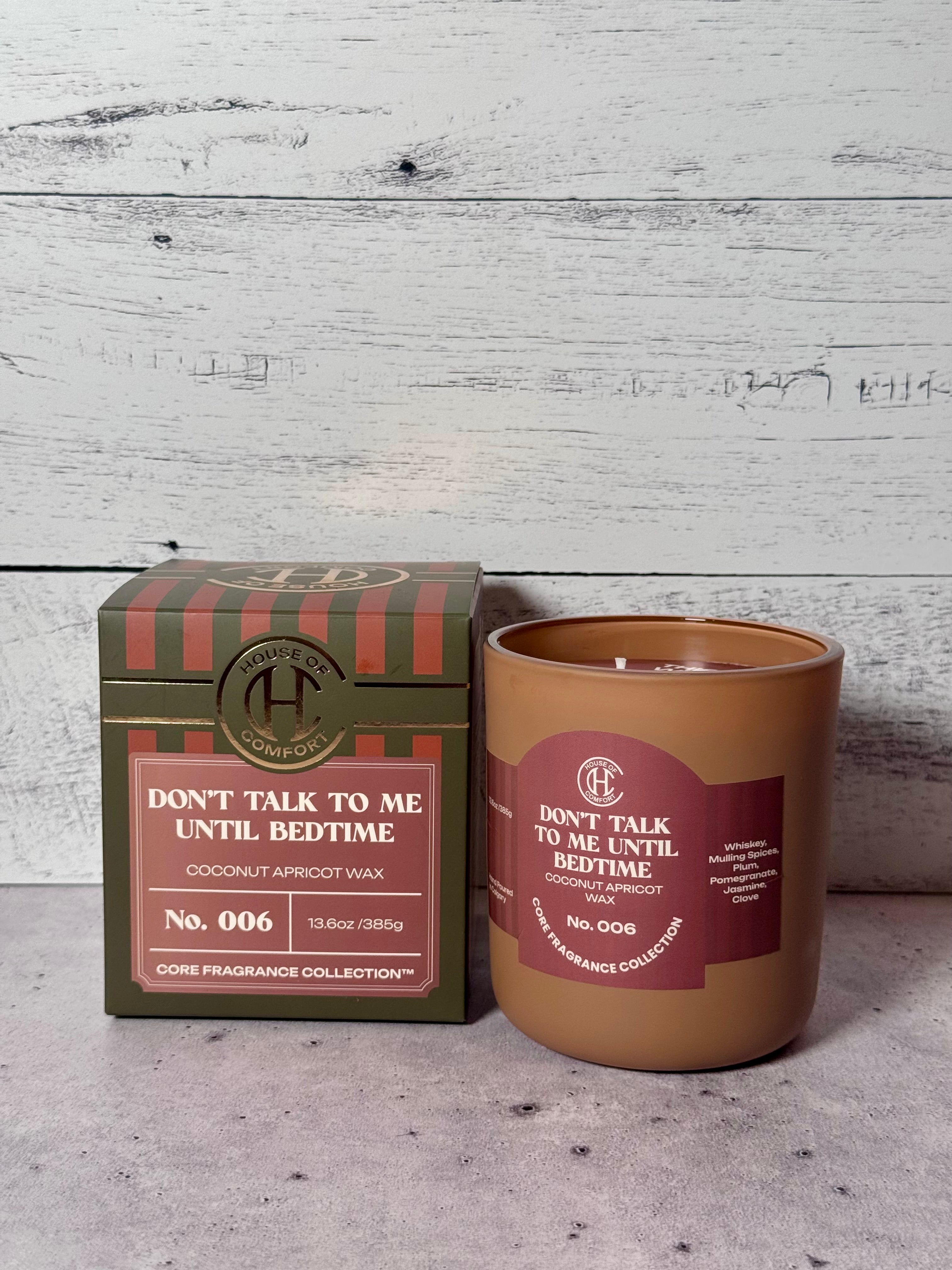 Don’t Talk To Me Until Bedtime - Signature Candle