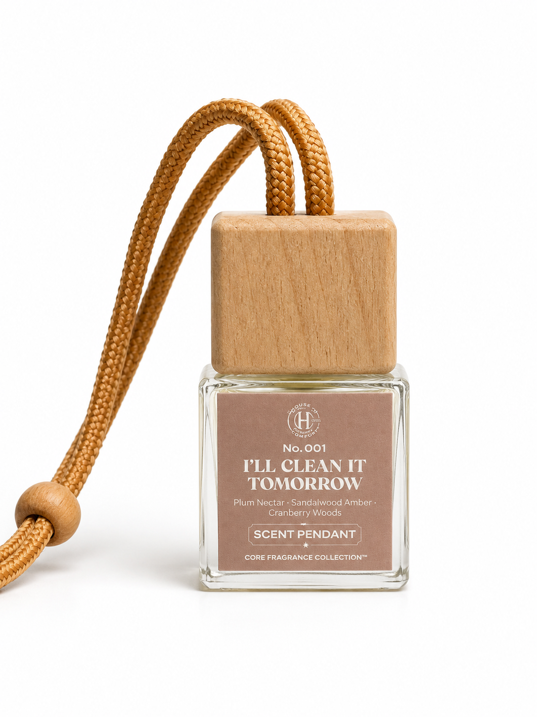I'll Clean It Tomorrow | Scent Pendant | 8 ml