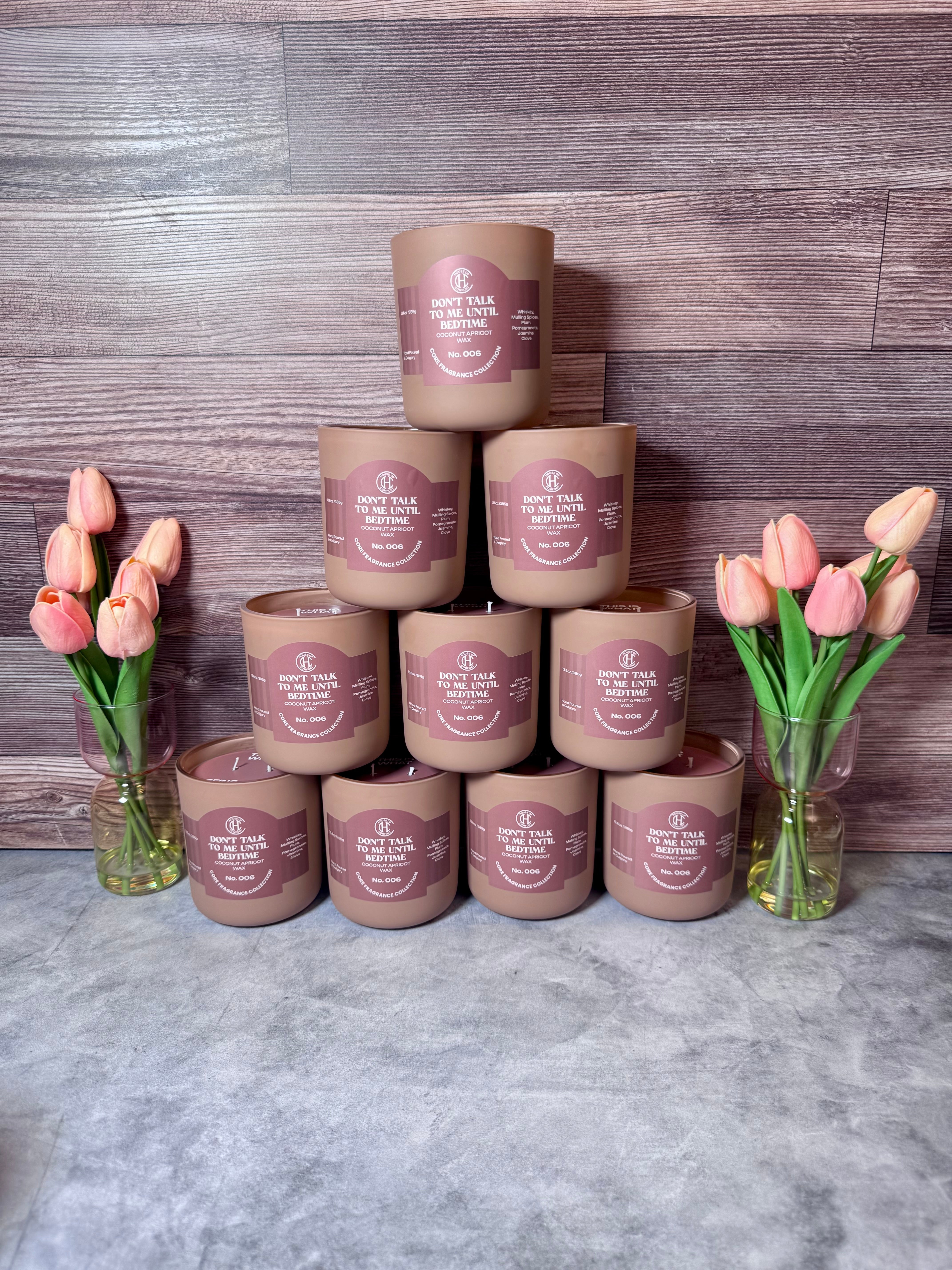 Don’t Talk To Me Until Bedtime - Signature Candle