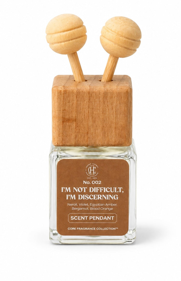 I’m Not Difficult, I’m Discerning - Car Diffuser [Bergamot • Neroli • Vetiver]