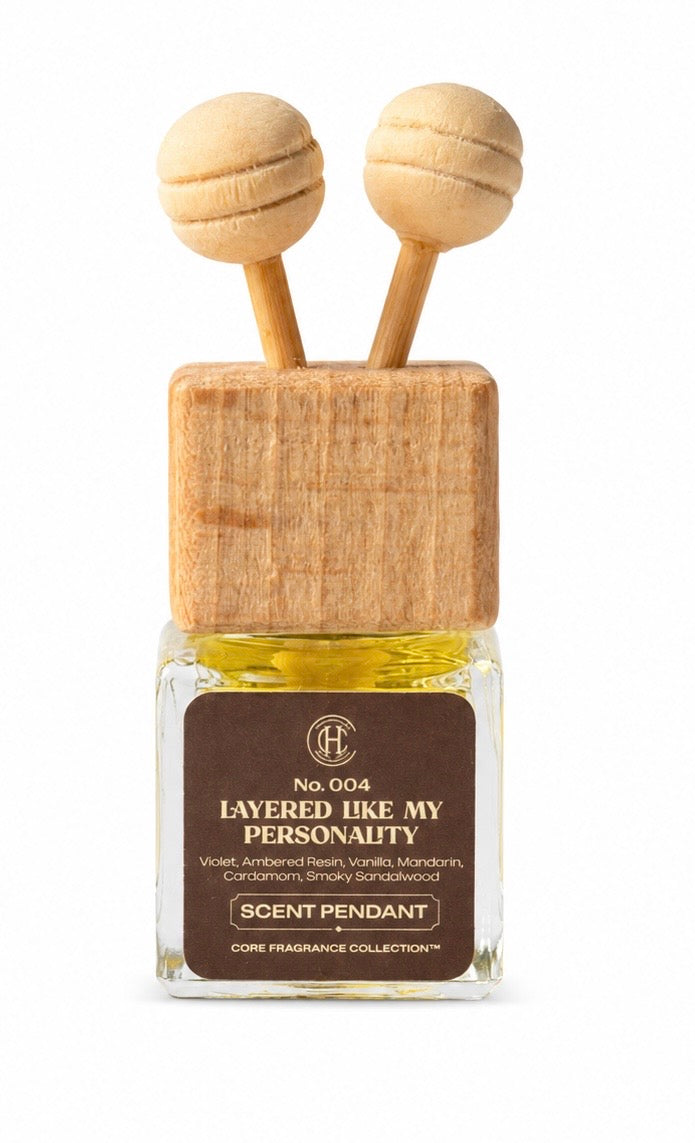 Layered Like My Personality - Car Diffuser [Violet • Mandarin • Smoked Sandalwood]