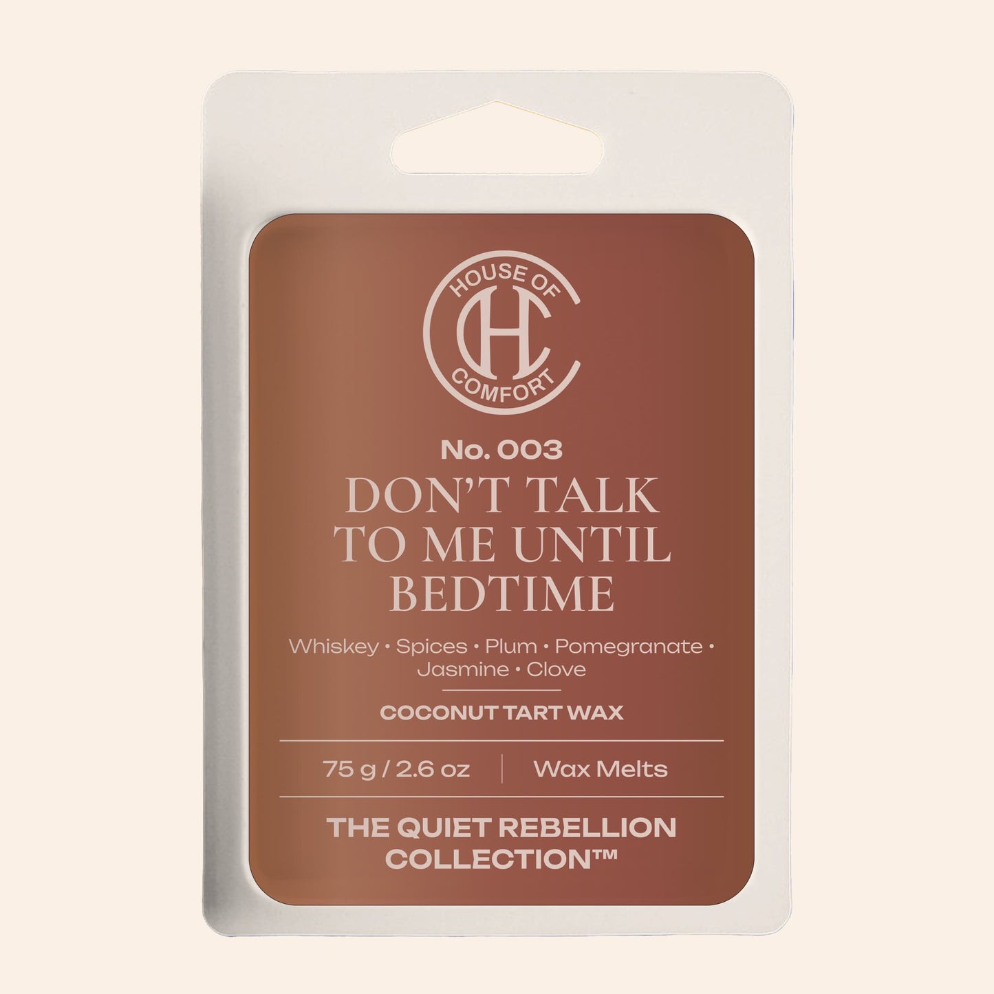 No. 003 – Don’t Talk to Me Until Bedtime | Luxury Wax Melt